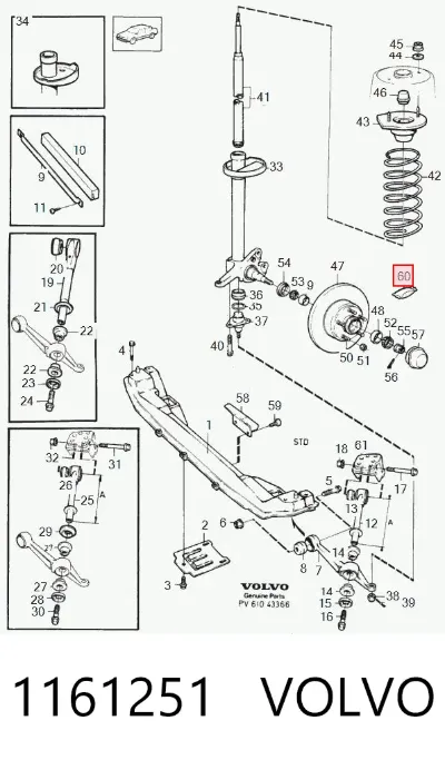 Grasa para rodamientos y juntas homocinéticas VOLVO 1161251