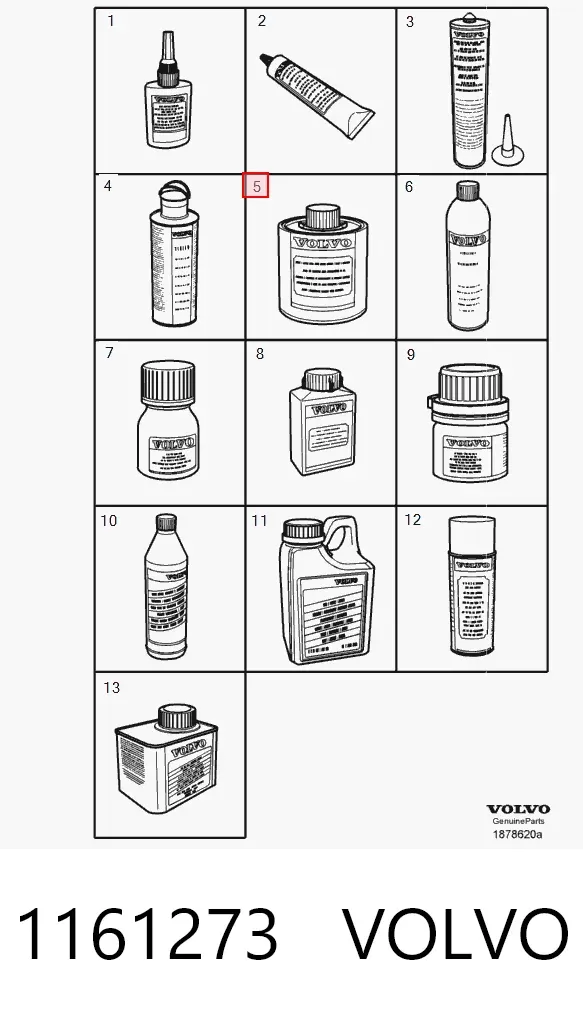 Lubricante para montaje de inyectores y bujías de incandescencia 1161273 Volvo