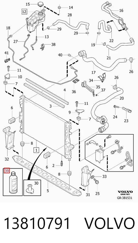 Liquido refrigerante 13810791 Volvo