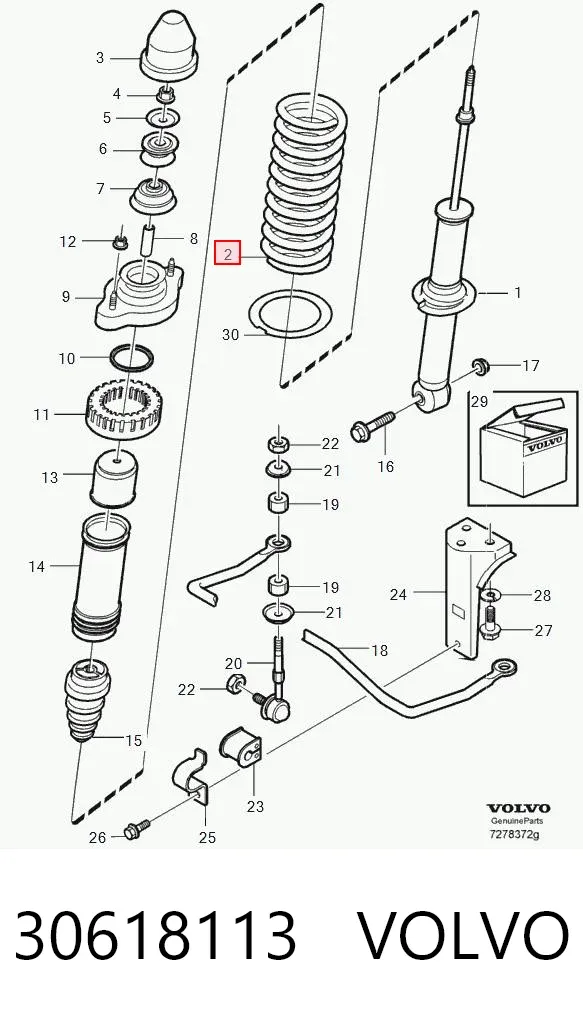 Muelle 30618113 Volvo