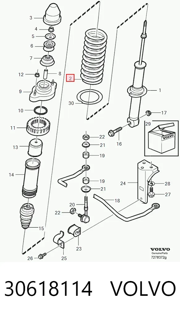 Muelle 30618114 Volvo