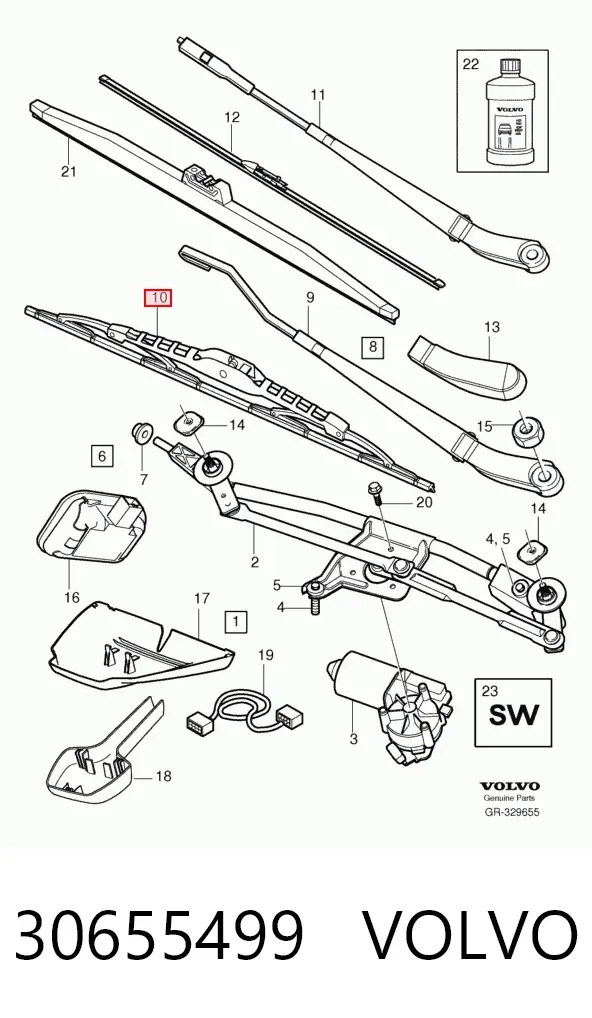 Limpiaparabrisas delanteras Mitsubishi L 200 IV