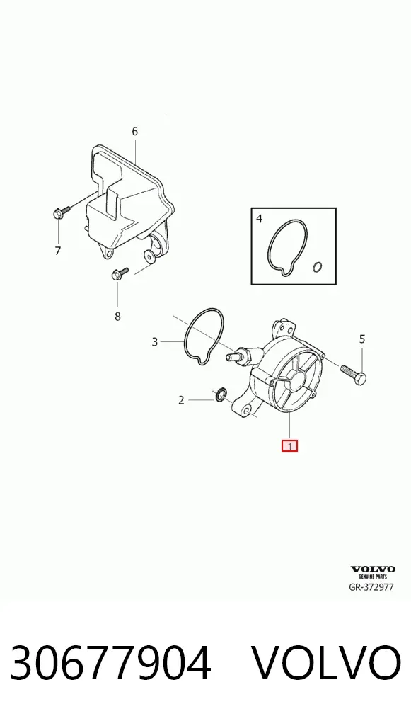 Bomba de vacío 30677904 Volvo