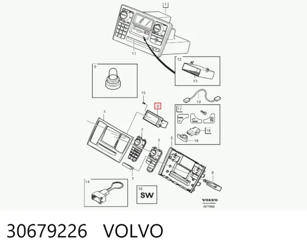 Pantalla 30679226 Volvo