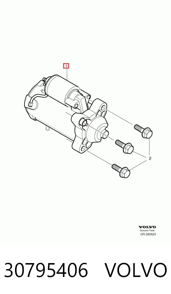 Motor de arranque 30795406 Volvo