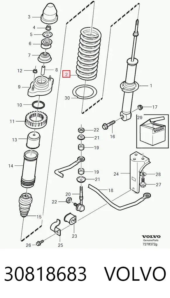 Muelle 30818683 Volvo