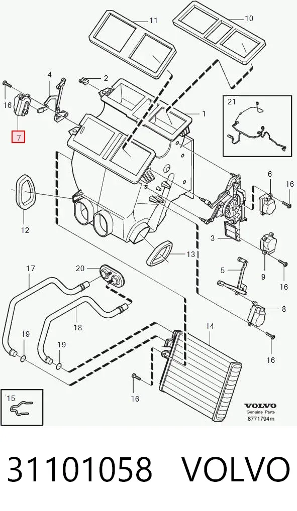  31101058 Volvo