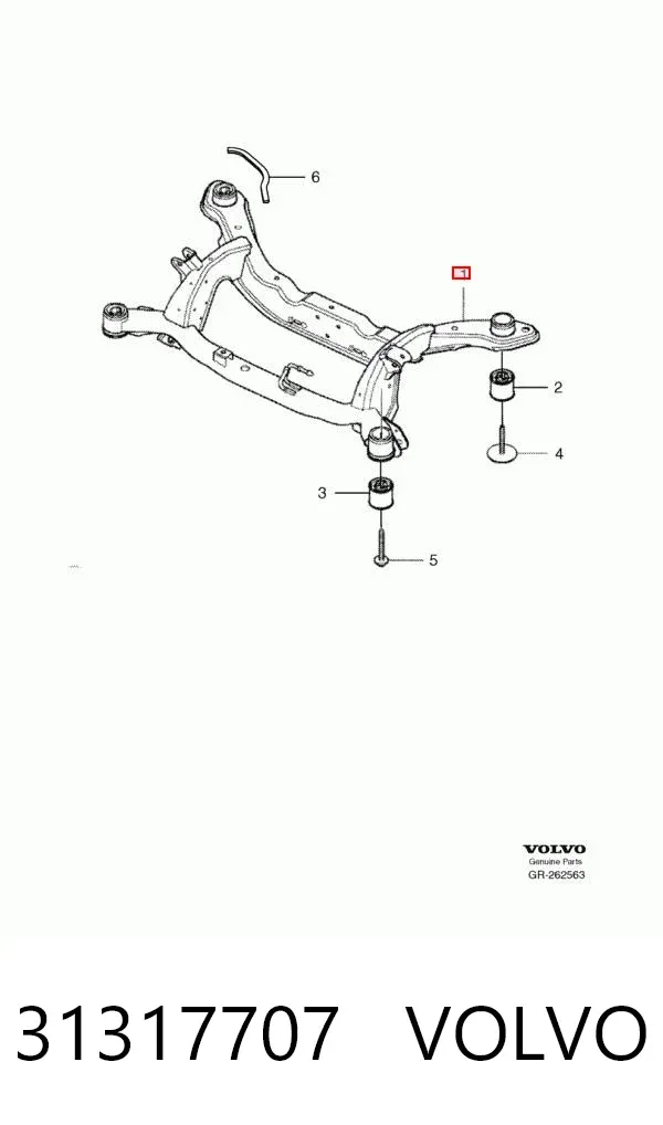Puente trasero Volvo S80 II