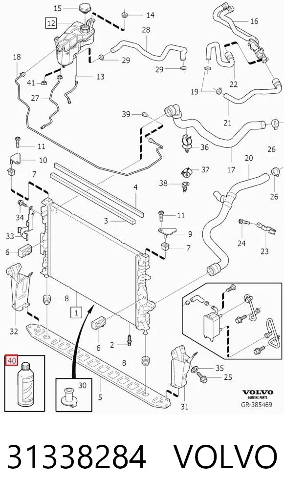 Liquido refrigerante 31338284 Volvo