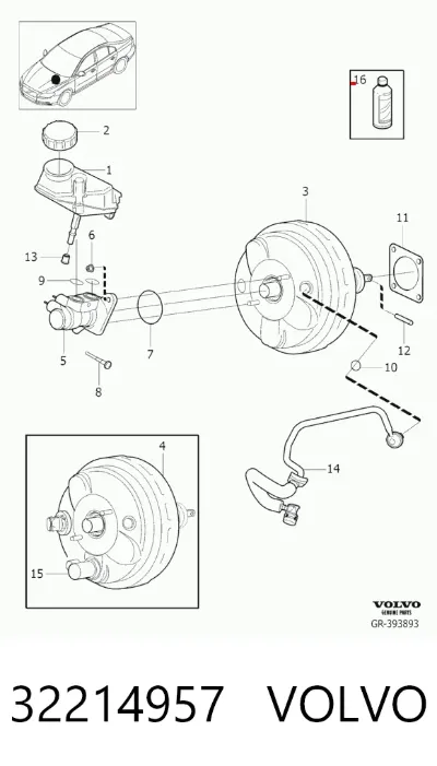 Líquido de frenos VOLVO 32214957