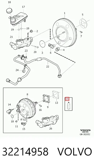 Líquido de frenos VOLVO 32214958