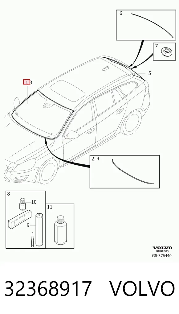 Parabrisas 32368917 Volvo