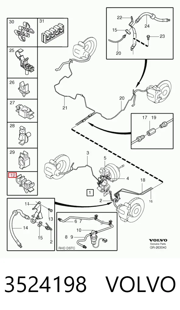  3524198 Volvo