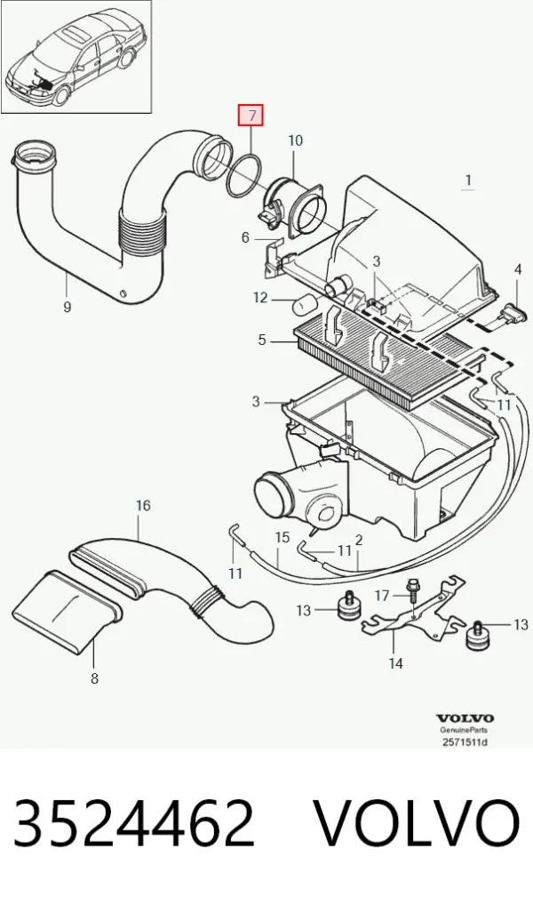  3524462 Volvo