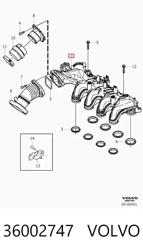 Compresor de aire acondicionado 36002747 Volvo
