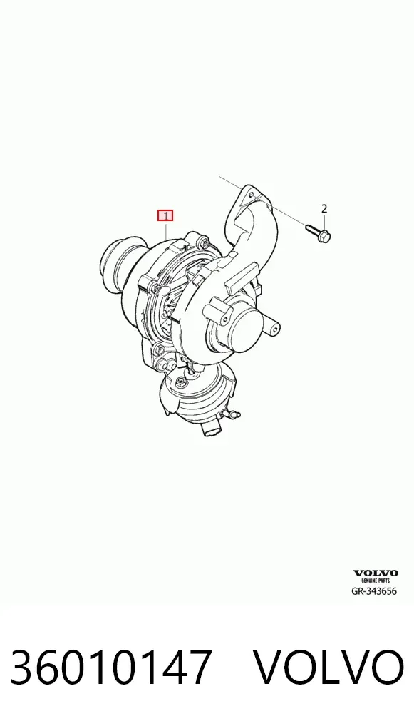Turbocompresor 36010147 Volvo