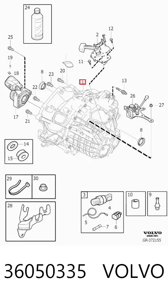 Caja de cambios Volvo V50 MW