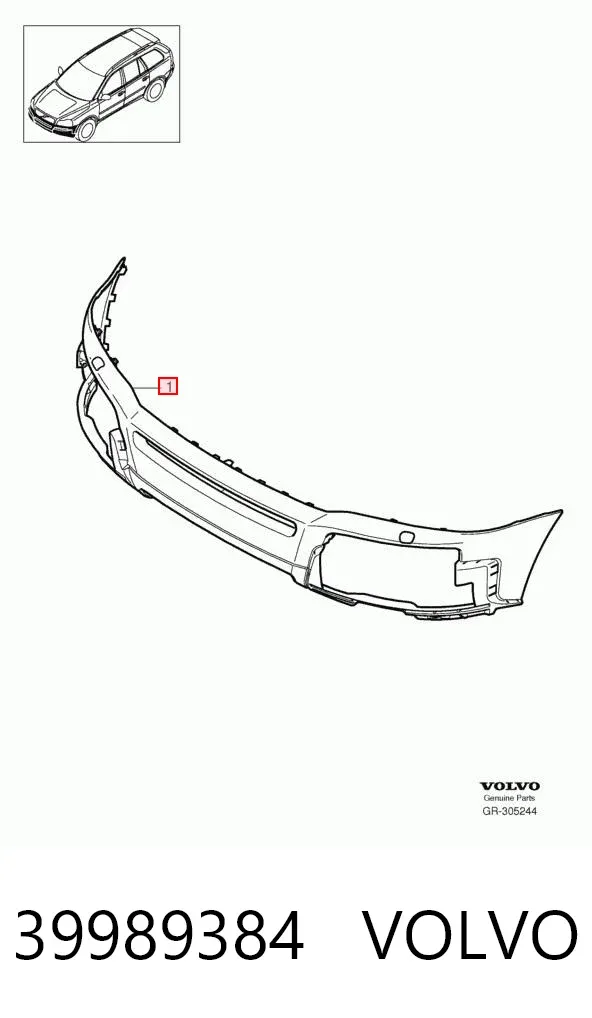 Paragolpes 39989384 Volvo