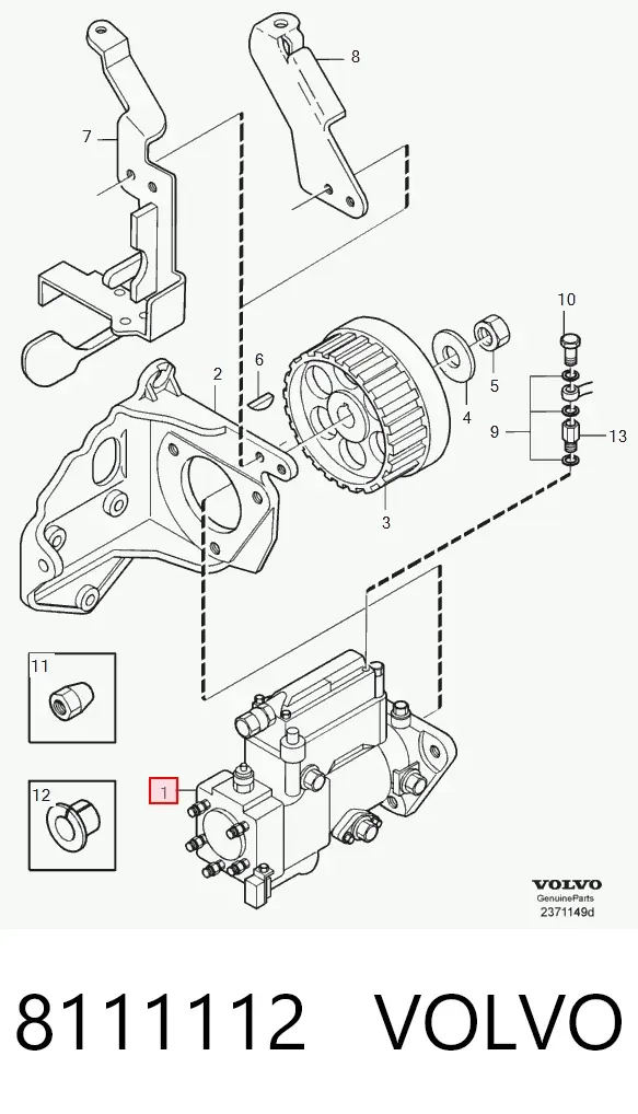 Bomba inyectora 8111112 Volvo