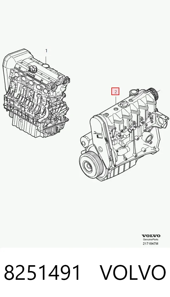Motor completo 8251491 Volvo