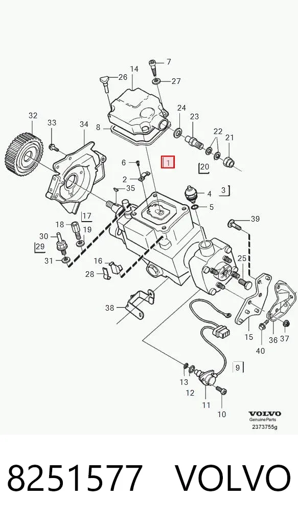 Bomba inyectora Volvo S40 I
