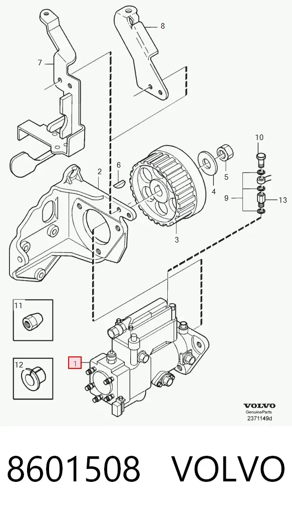 Bomba inyectora 8601508 Volvo