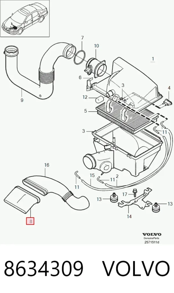  8634309 Volvo