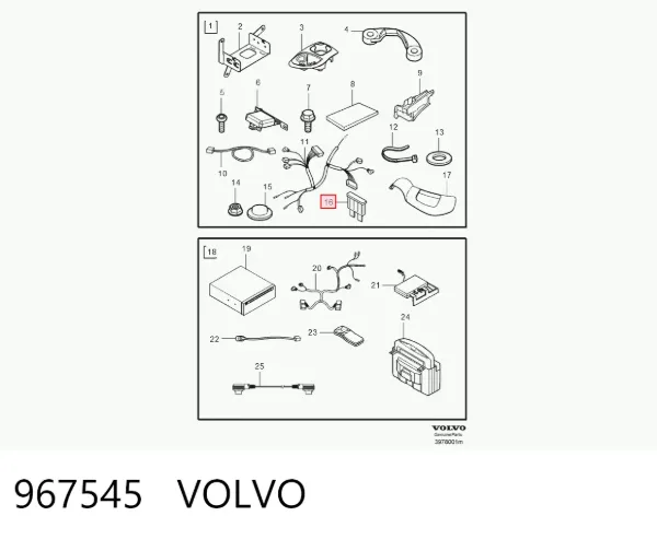 Fusibles 967545 Volvo