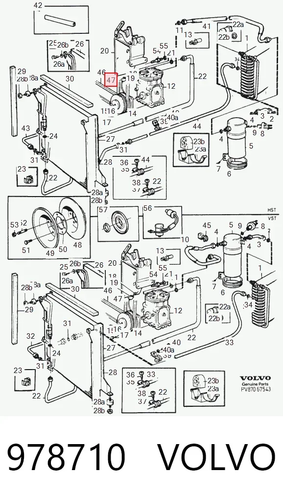 Correa de alternador 978710 Volvo
