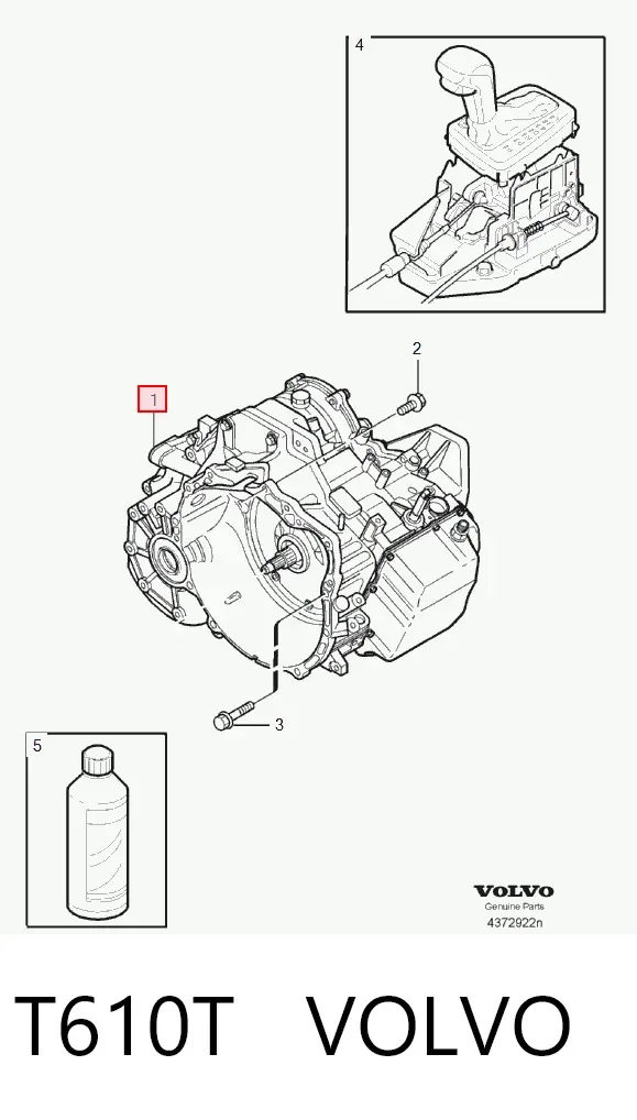 Caja de cambios automática T610T Volvo