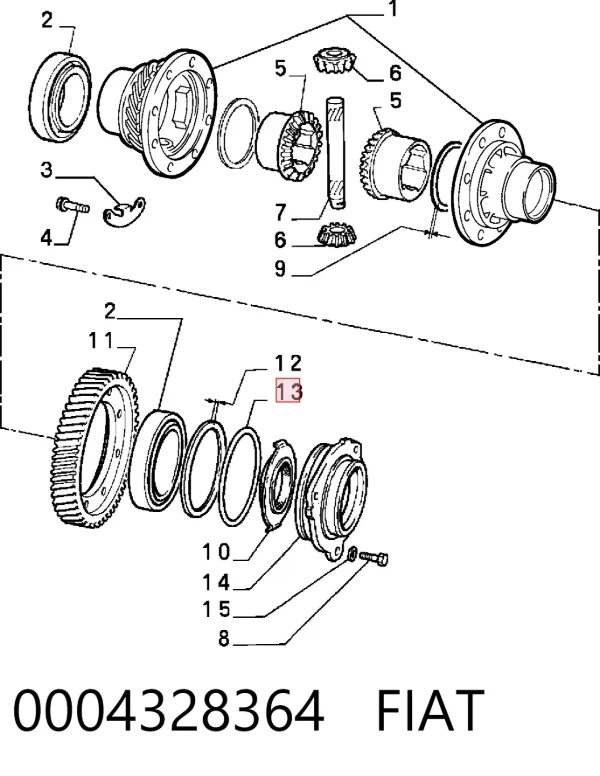  0004328364 Fiat/Alfa/Lancia