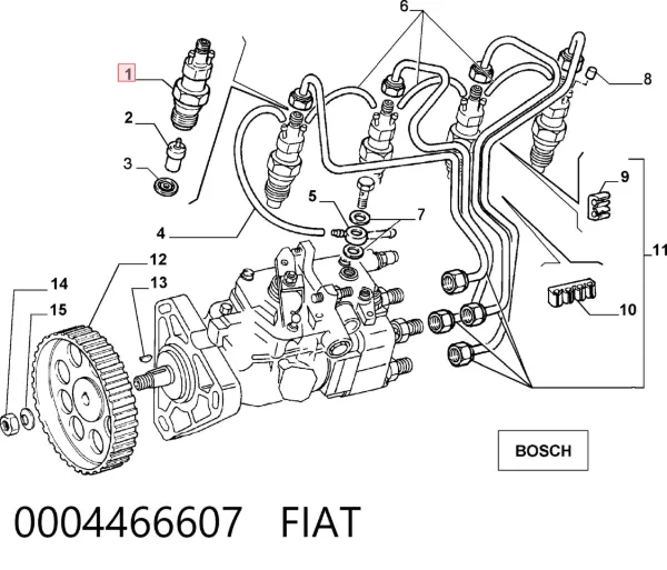 Inyector 0430211065 Bosch