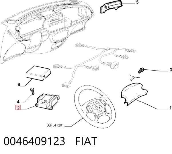  0046409123 Fiat/Alfa/Lancia