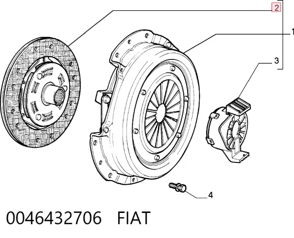 Disco de embrague Fiat Punto 176C