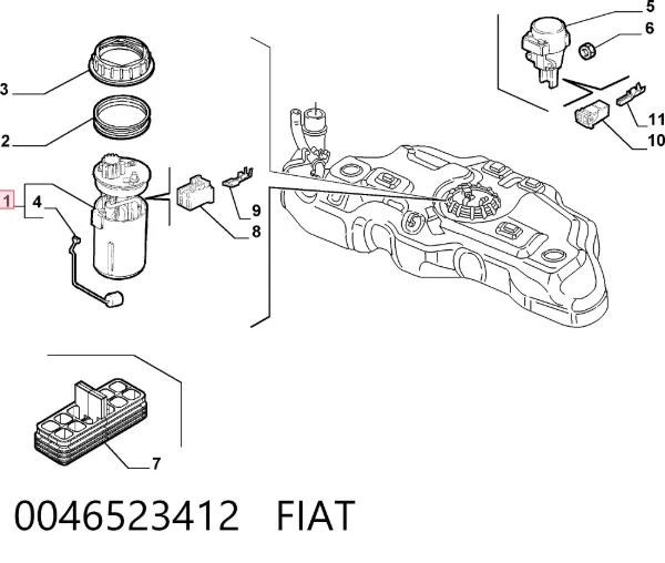 Aforador SUA424 Magneti Marelli