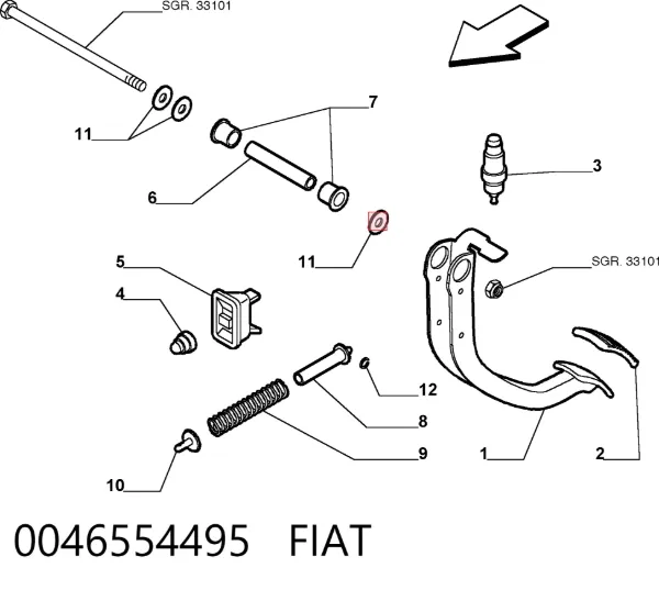 0046554495 Fiat/Alfa/Lancia