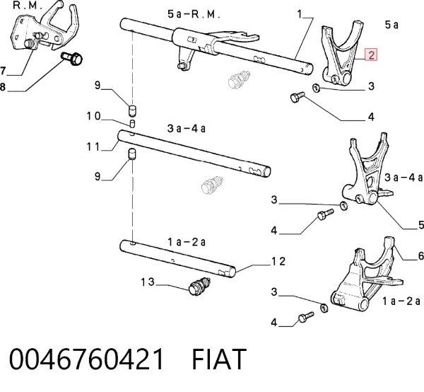  0046760421 Fiat/Alfa/Lancia