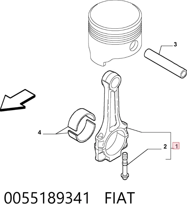 Biela 0055189341 Fiat/Alfa/Lancia