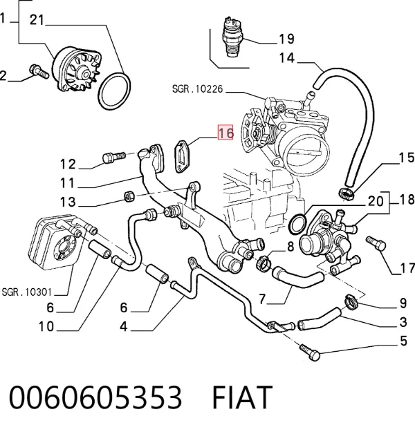  0060605353 Fiat/Alfa/Lancia