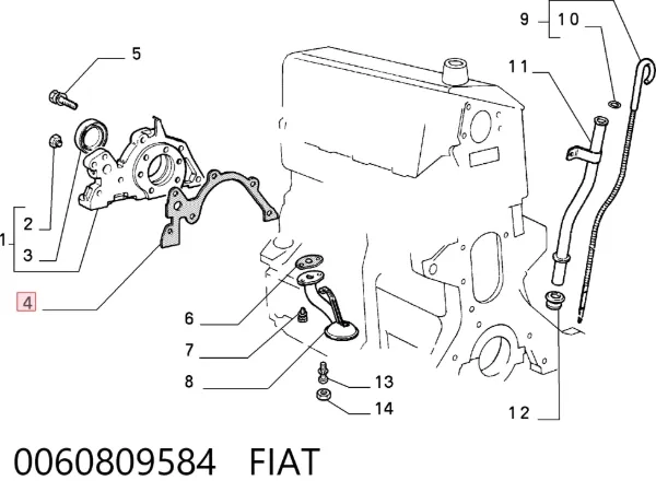  0060809584 Fiat/Alfa/Lancia