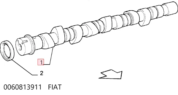 Árboles de levas Alfa Romeo 156 932