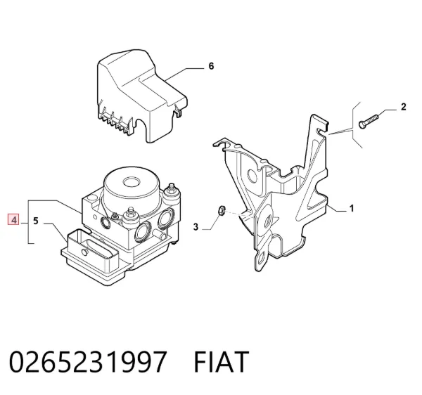 Módulo ABS Fiat Fiorino Qubo