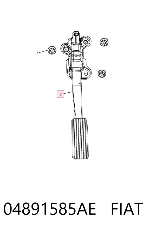 Pedal del acelerador 04891585AE Fiat/Alfa/Lancia