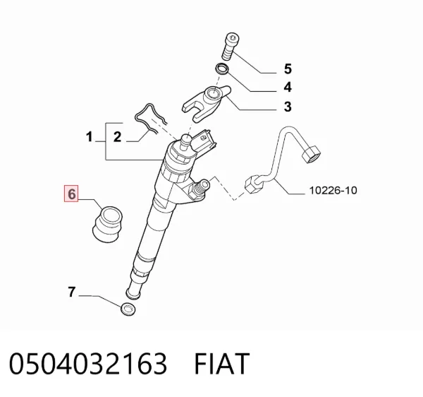 Kit de reparación del inyector 0504032163 Fiat/Alfa/Lancia
