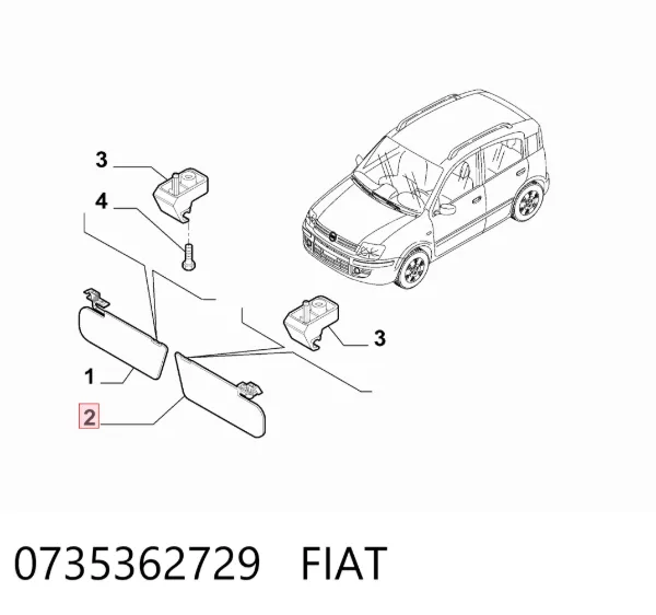 Parasol 0735362729 Fiat/Alfa/Lancia