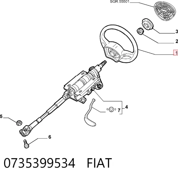 Volante Fiat Doblo I