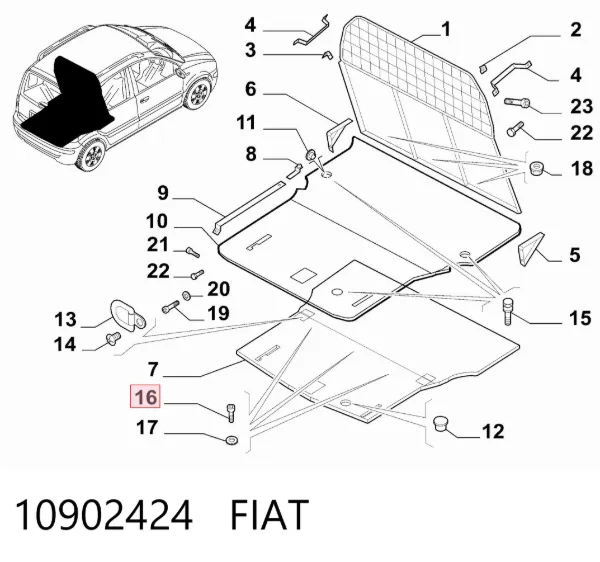  10902424 Fiat/Alfa/Lancia