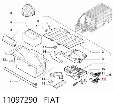 Fusible FIAT 11097290