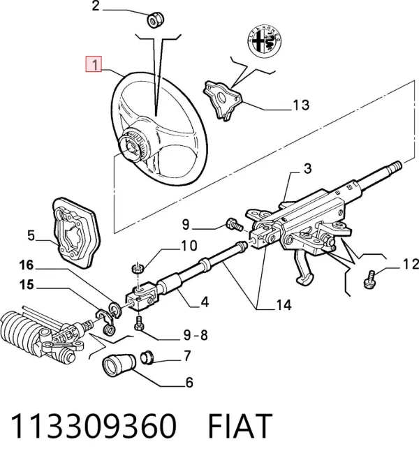  113309360 Fiat/Alfa/Lancia