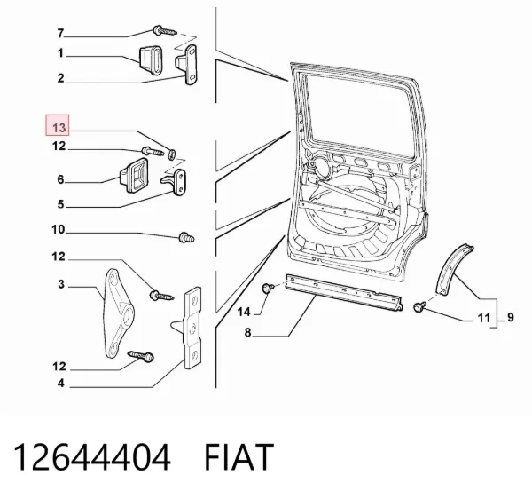  12644404 Fiat/Alfa/Lancia